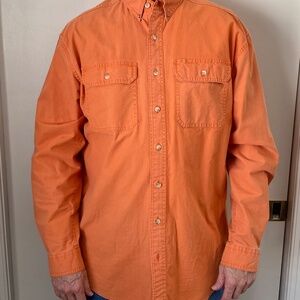 LL Bean  Sunwashed Canvas Shirt